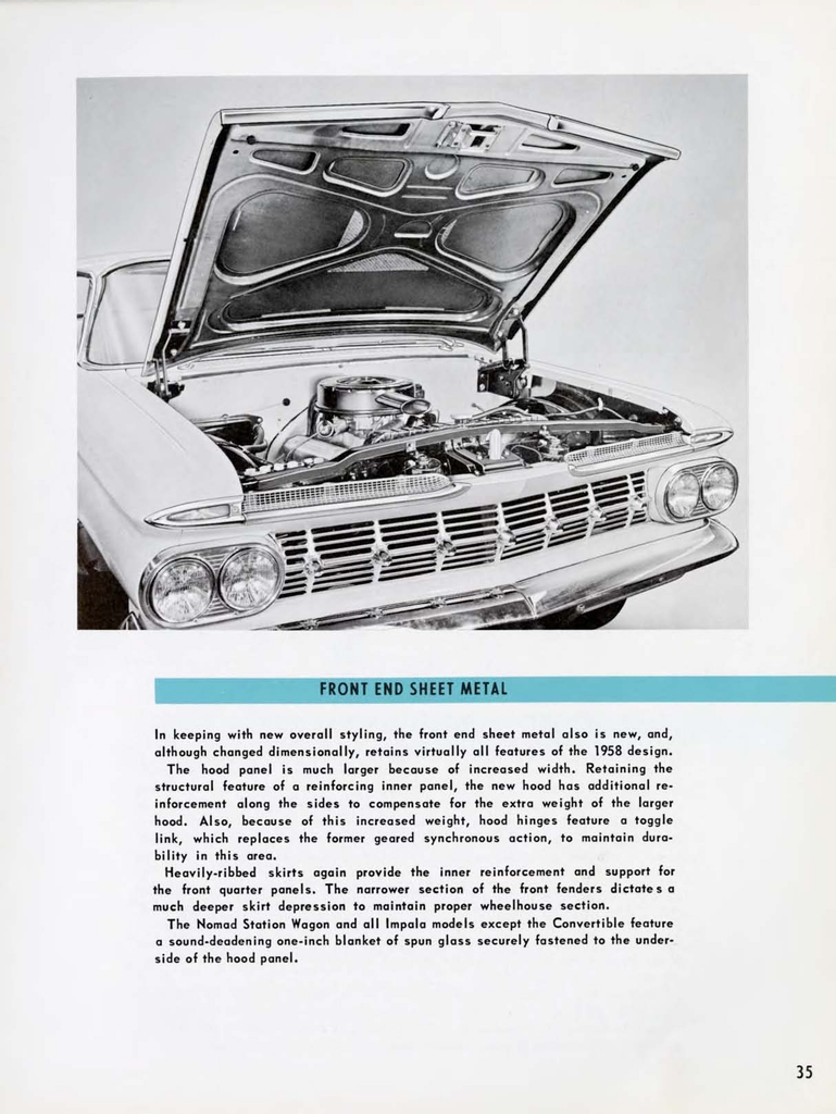 1959 Chevrolet Engineering Features Booklet Page 10